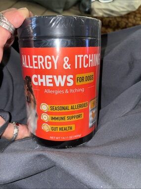 Allergy and itching chews- chicken flavor